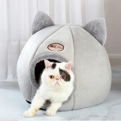 Cozy Cat Cave — Warm Hideaway Bed